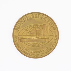 Monde Selection Luxembourg Medaille d'Or 1990