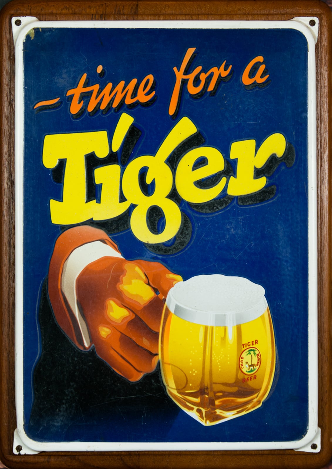 Time for a Tiger Advertisement (Metal)