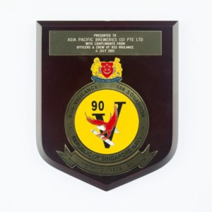 RSS Vigilance 188 Squadron Plaque 2003