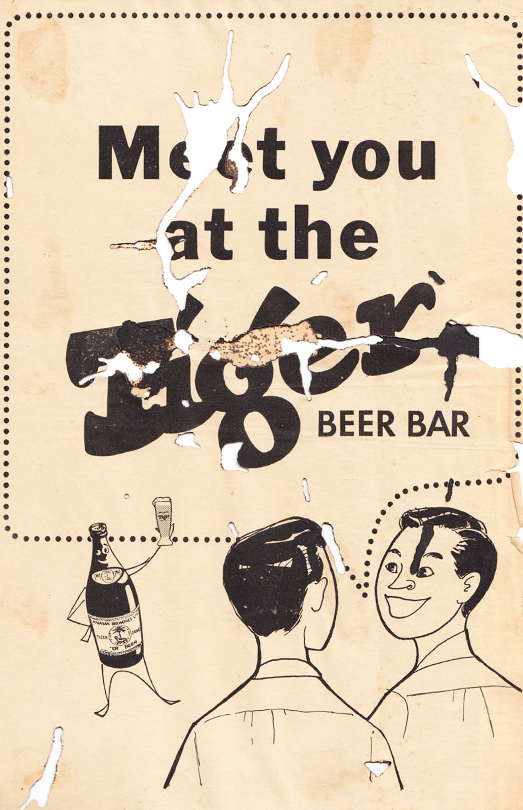 Tiger Beer Bar Advertisement
