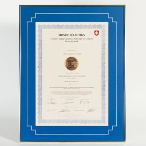 Tiger Lager (Can) Médaille d'Or, Monde Selection Certificate 1986
