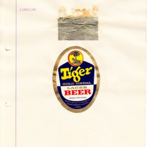 Tiger Beer Laos Labels