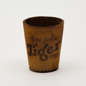 Brown Leather Cup Glassware