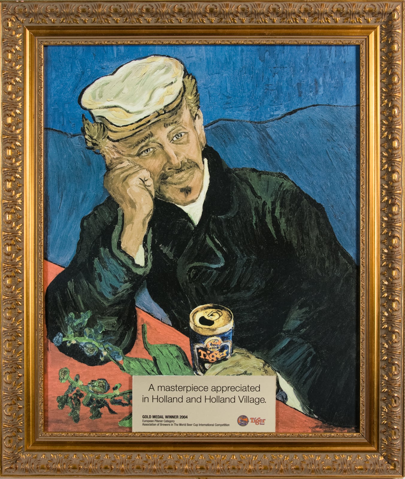 Tiger Beer in Van Gogh Style Painting (Winner 2004)