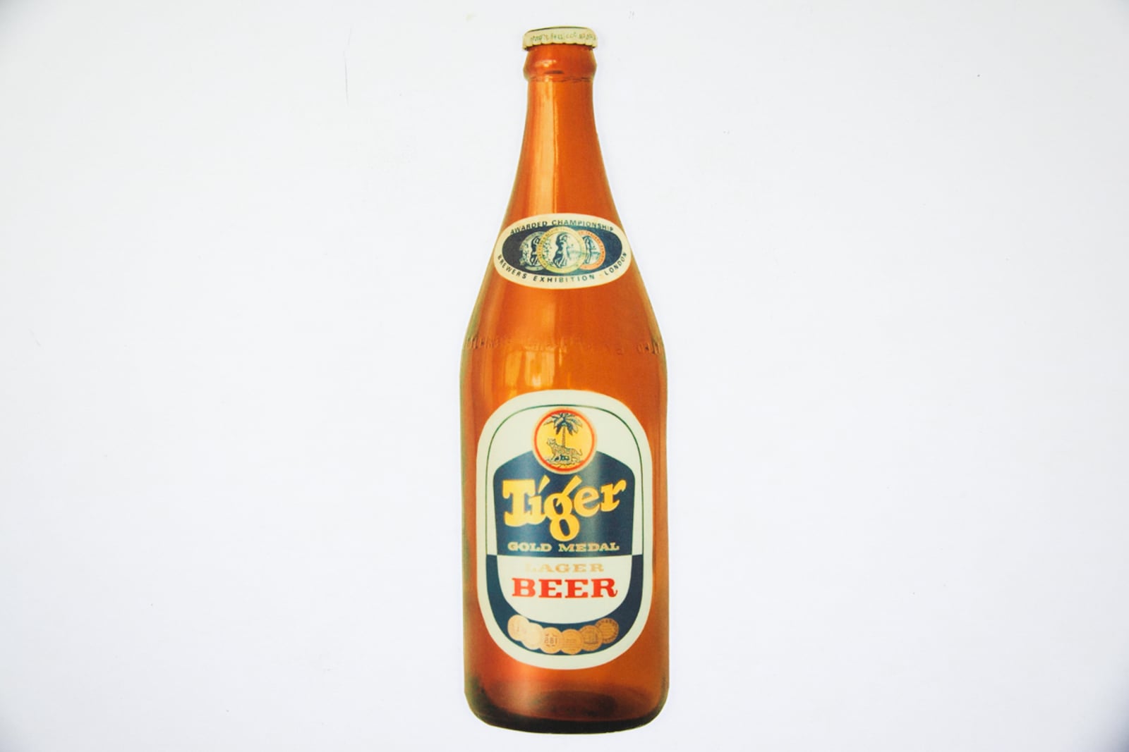 Beer Bottle Picture on Acrylic Document