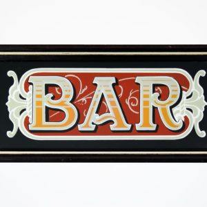 Bar Mirror Signage