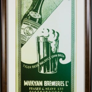 Tiger Beer Malayan Breweries Advertisement