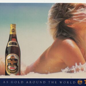 Lady on a Beach Postcard