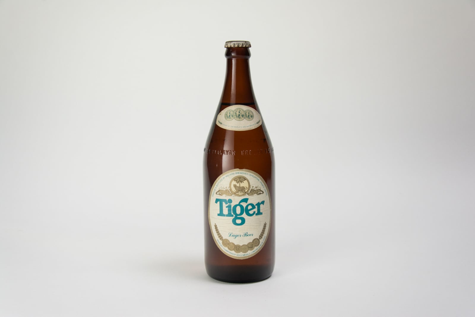 Tiger Lager Beer Vintage Bottle