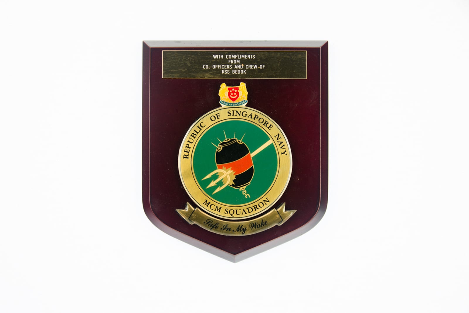 Republic of Singapore Navy MCM Squadron Plaque