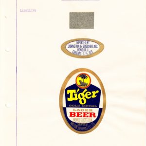 Tiger Beer Johnson & Buscher, INC. and Honolulu Labels