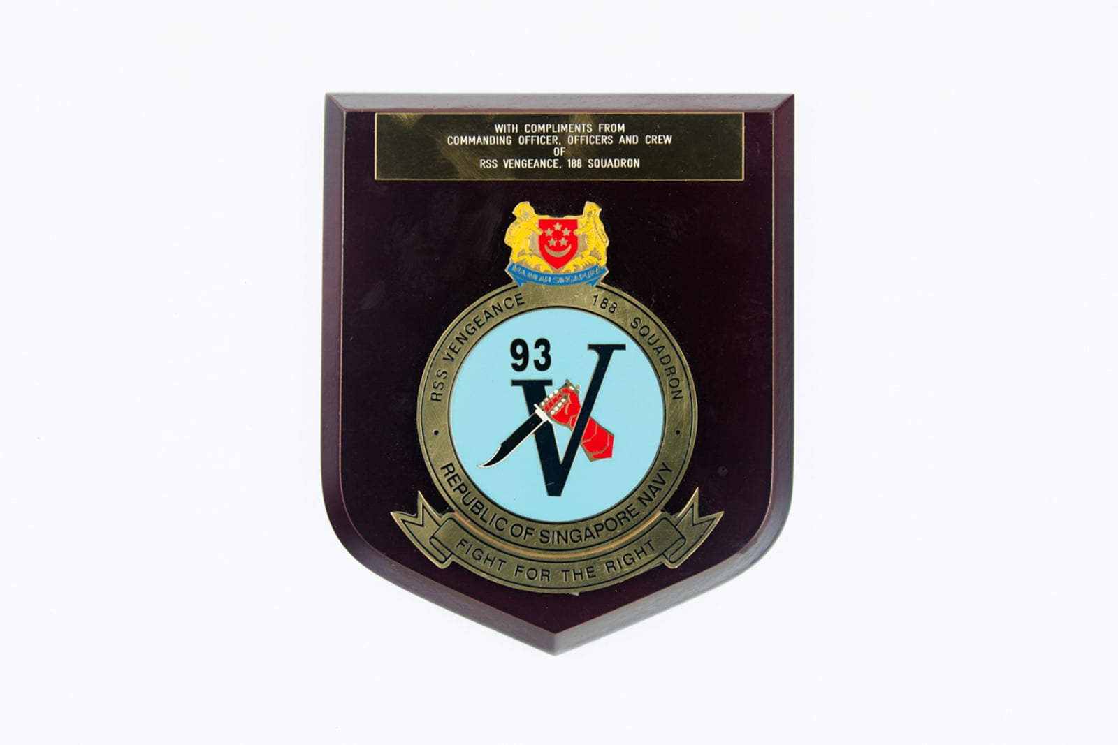 RSS Vengence 188 Squadron Plaque