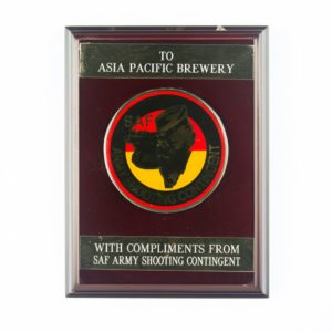 SAF Army Shooting Contingent Plaque