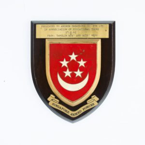 Tanglin WOS' and SGTS' Mess Plaqe 1982
