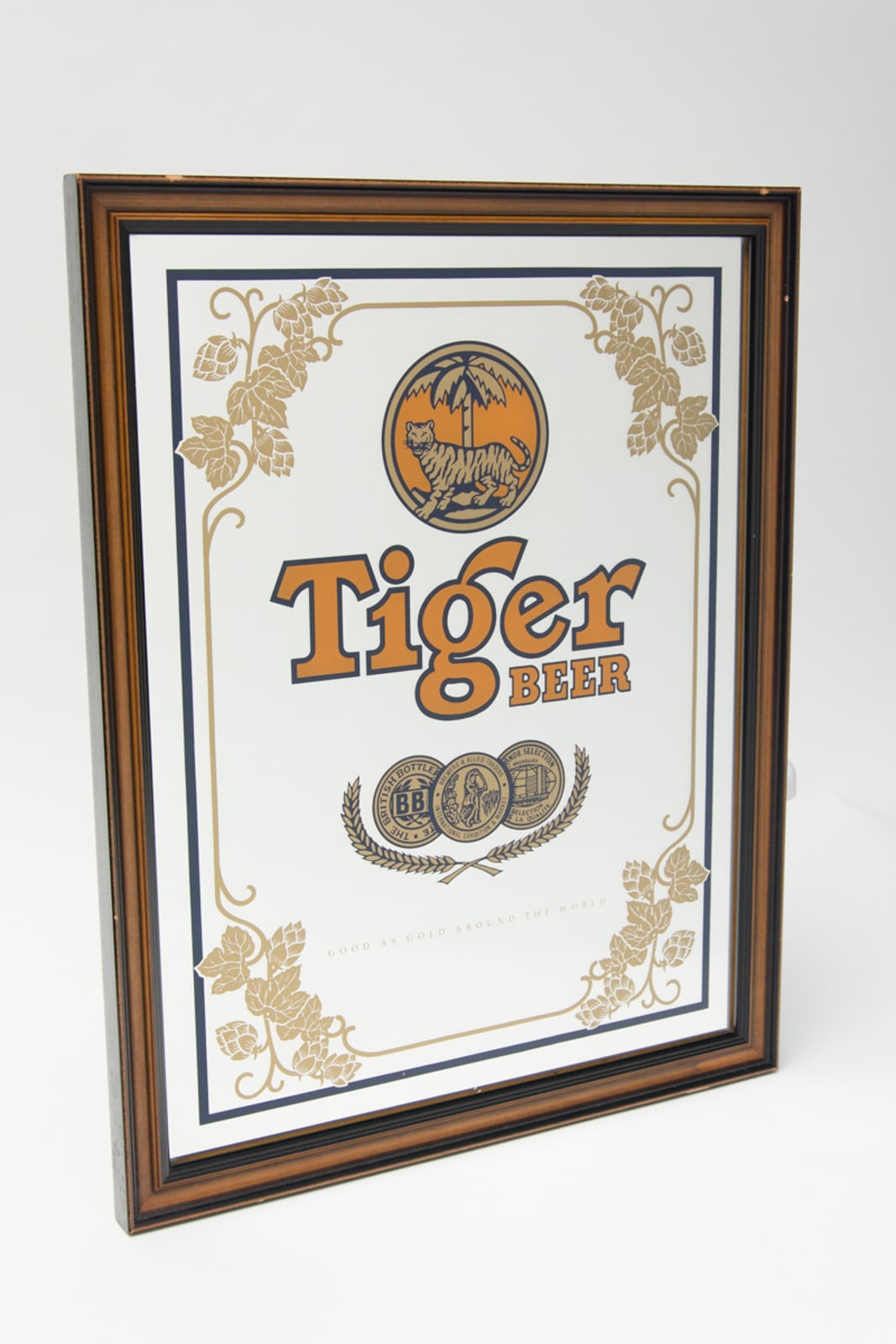 Tiger Beer Mirror Advertisement