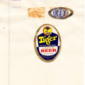 Tiger Beer Pakistan India Labels