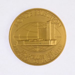Monde Selection Bruxelles, Medaille d'Or 1987
