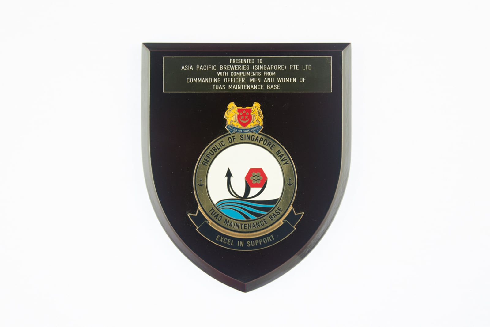Republic of Singapore Navy Plaque