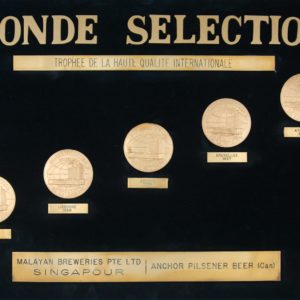 Anchor Pilsener Beer (Can) Monde Selection Medals