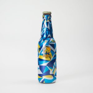 Tiger Beer Bottle With Graphysics Design By Rostarr, 330ml