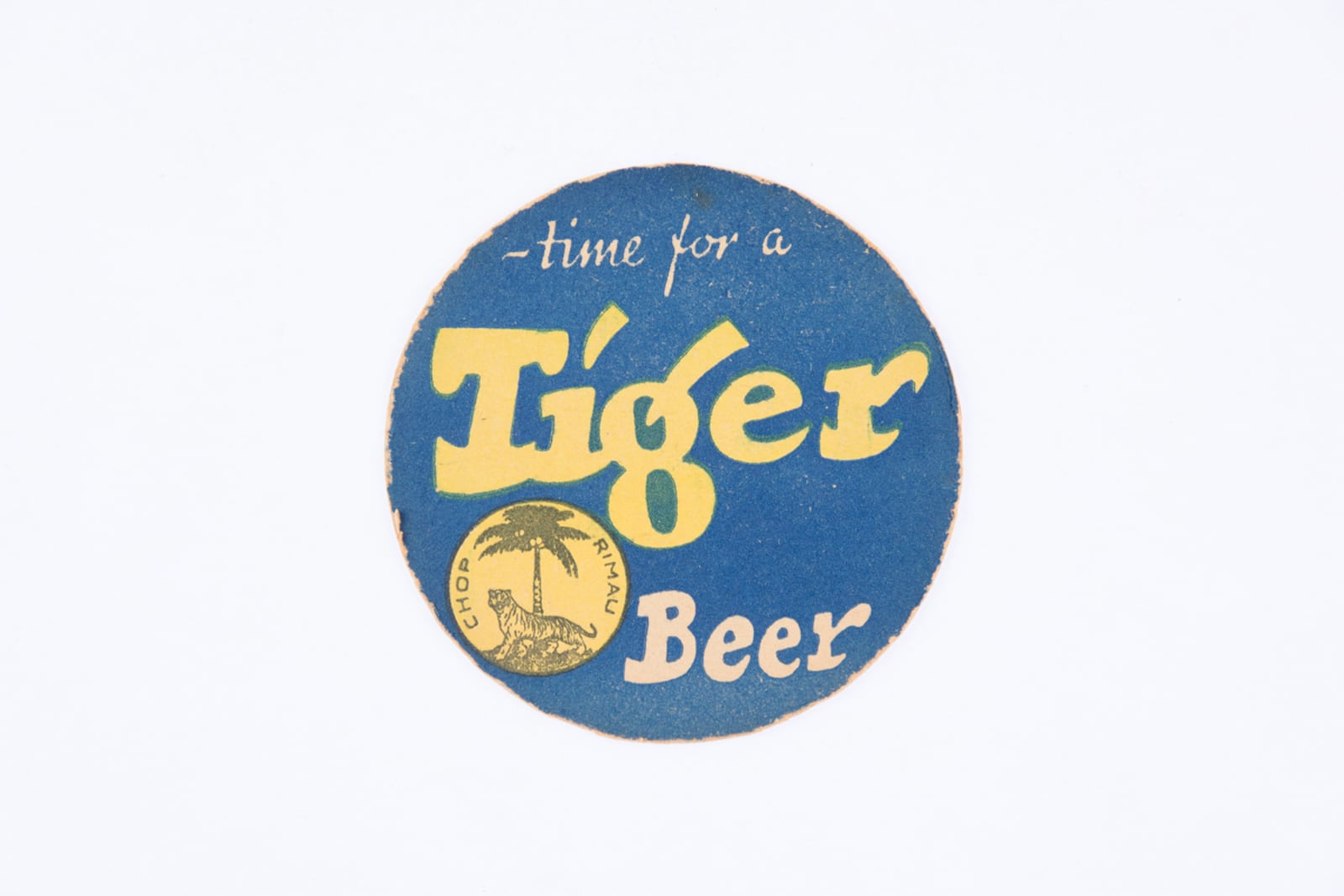 Time for a Tiger Beer Coaster
