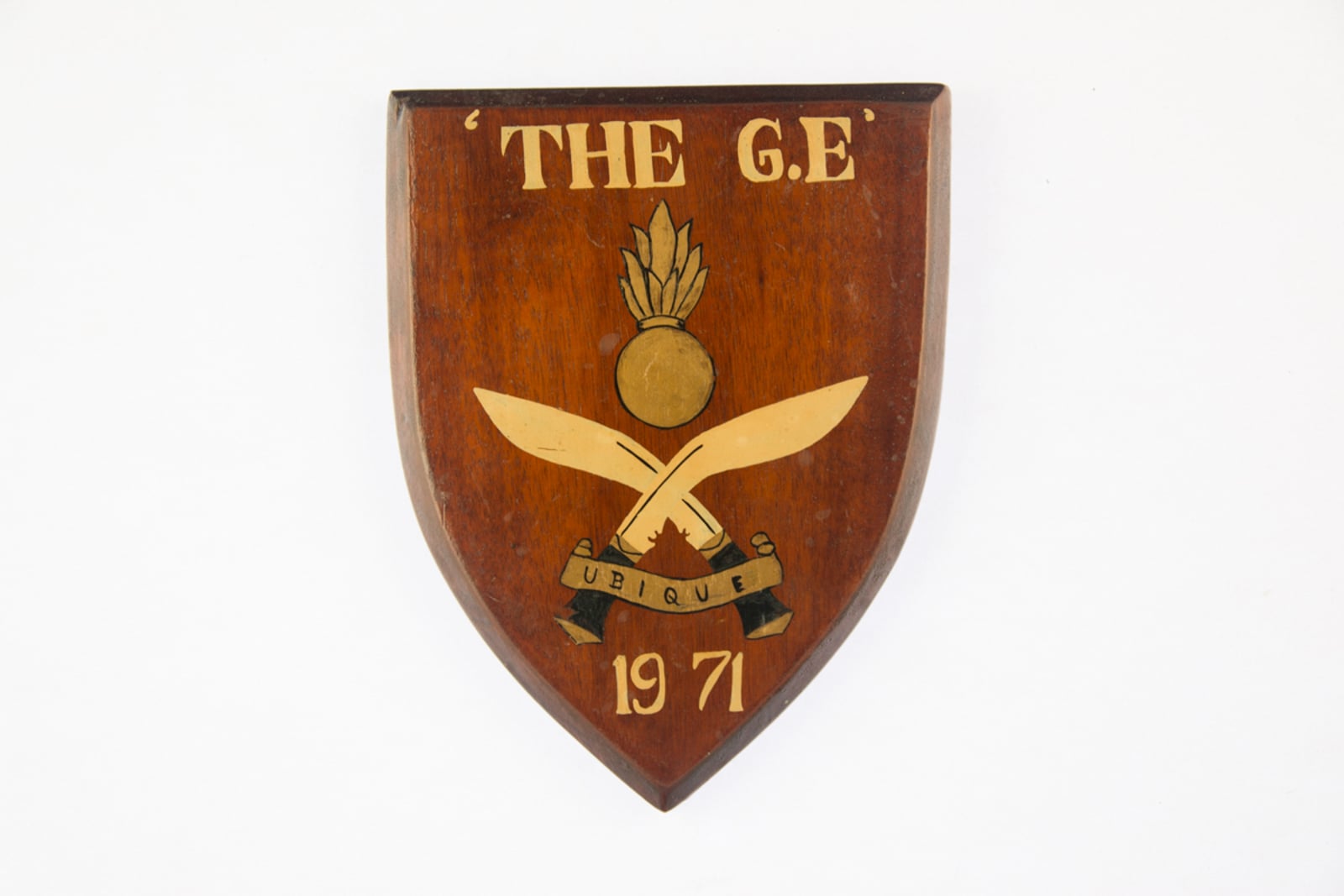 The G.E. Ubique 1971 Plaque