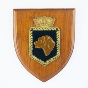Crown and Dog Plaque