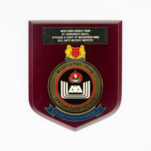 Midshipman Wing, Officer Cadet School Plaque