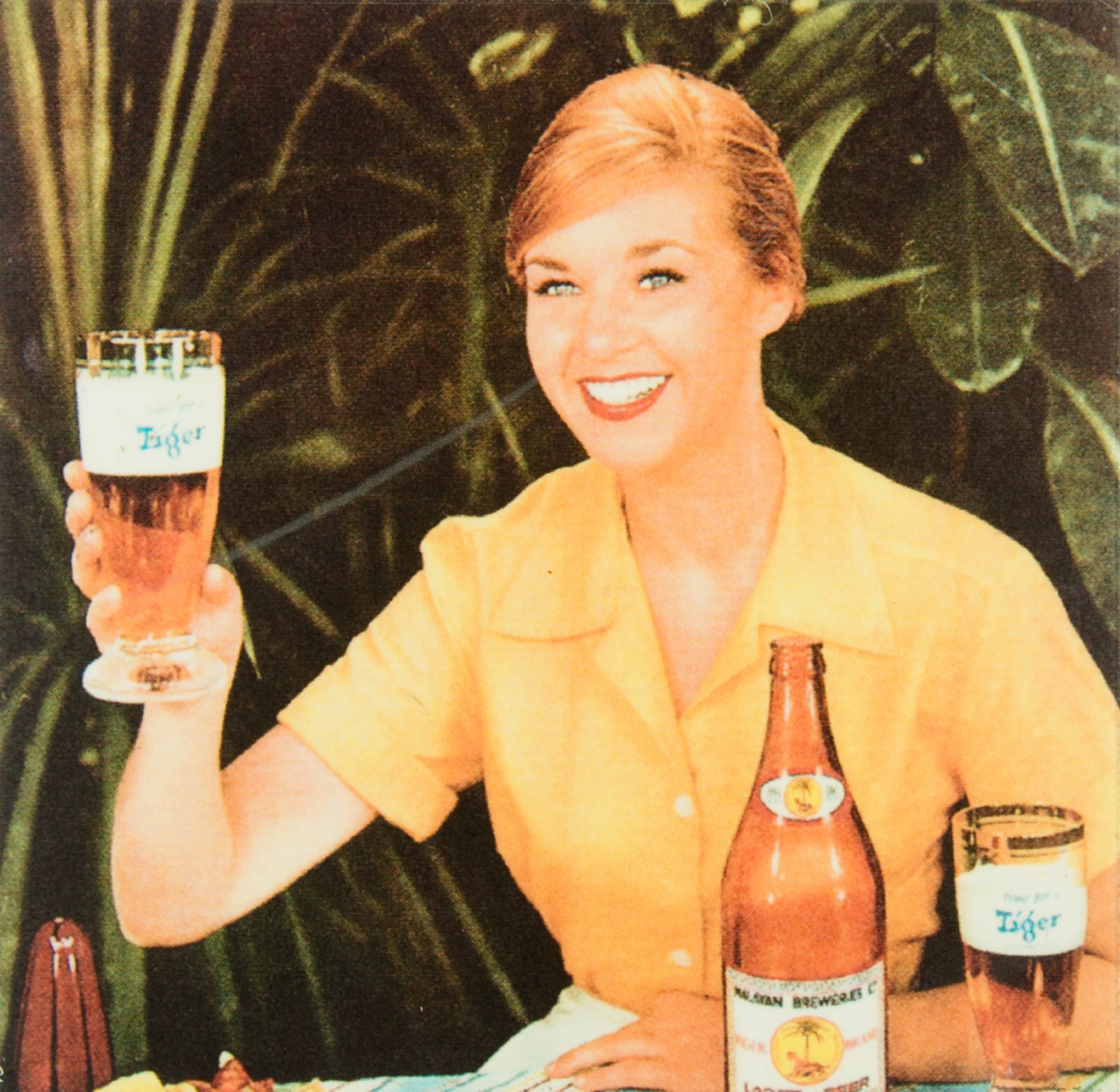 Western Woman Tiger Beer Advertisement