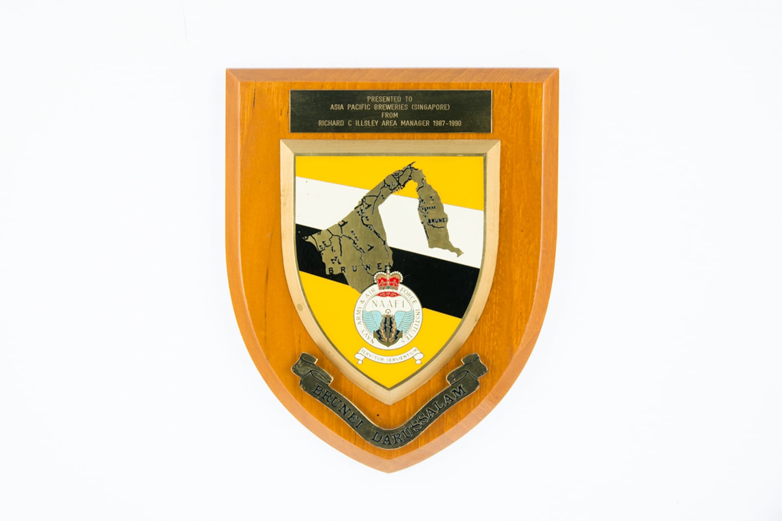 Brunei Darussalam Navy Army & Airforce Institutes Plaques 1987-90