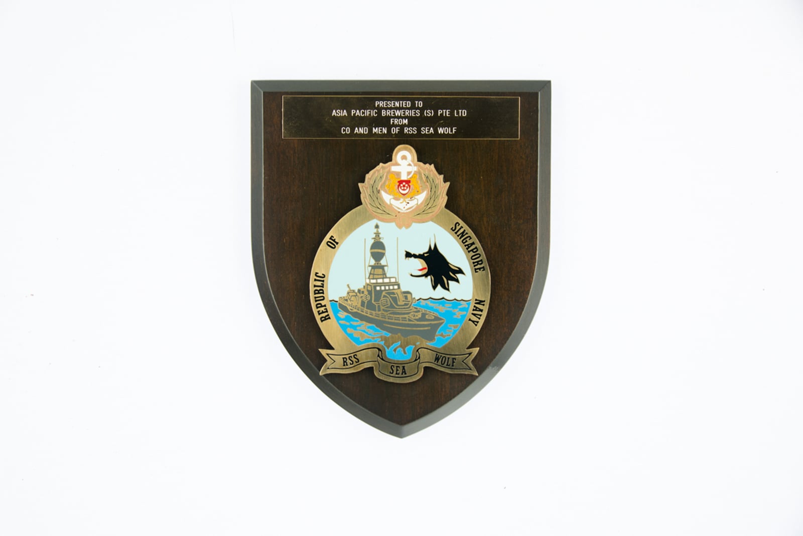 RSS Sea Wolf Plaque